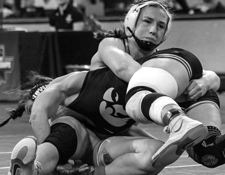 Former Pointer Kylie Rule collected All-American honors recently for the Wart- burg College women's wrestling team.