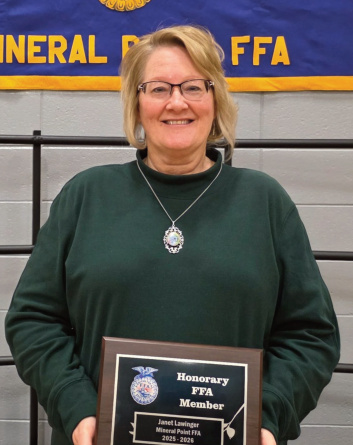 Honorary FFA Member Award: Janet Lawinger.