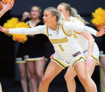 MALLORY LINDSEY, a former Mineral Point High School athlete, played her final game for the UW-