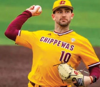 LIAM STUMPF, a former Mineral Point High School athlete, played in one game for the Central Michigan University baseball team last week.