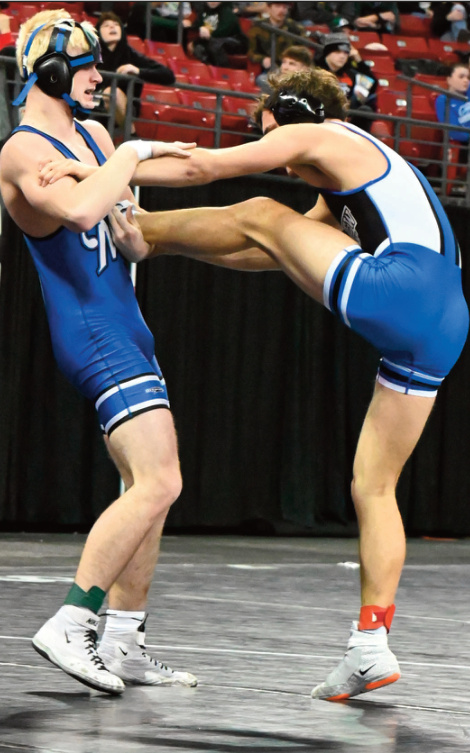 Jacob Dannenberg, 165 lbs. 5th at state 44-10
