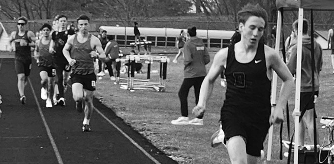 Johnny Robinson ruised in winning both the 1600 and 3200. Photo by Amy Robinson.