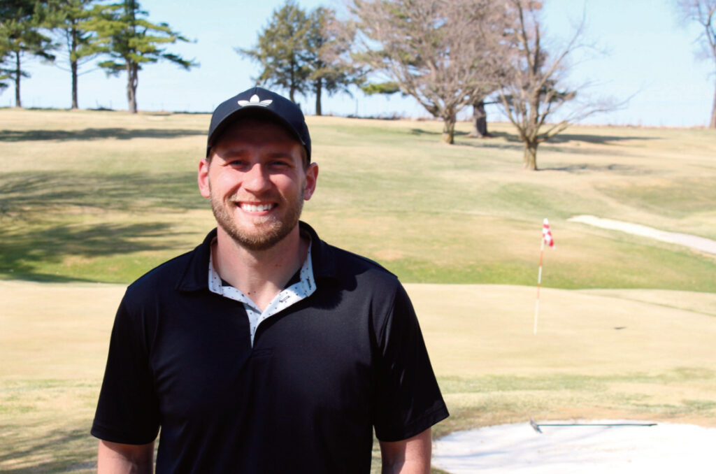 Meet Alex Schulte, the new owner of Dodge-Point Country Club. The sale was completed last week and the course opened for business Monday morning.