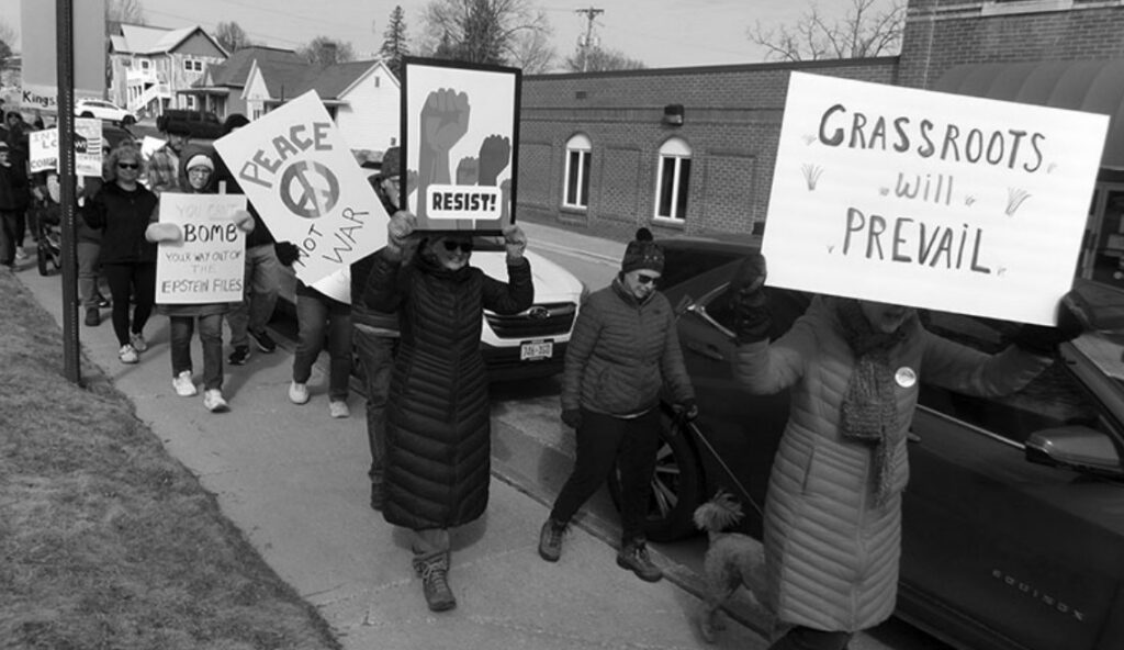 Many marchers expressed themselves in writing.