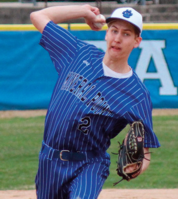 Cole Ripp fires a pitch. Photo by John Dalton.