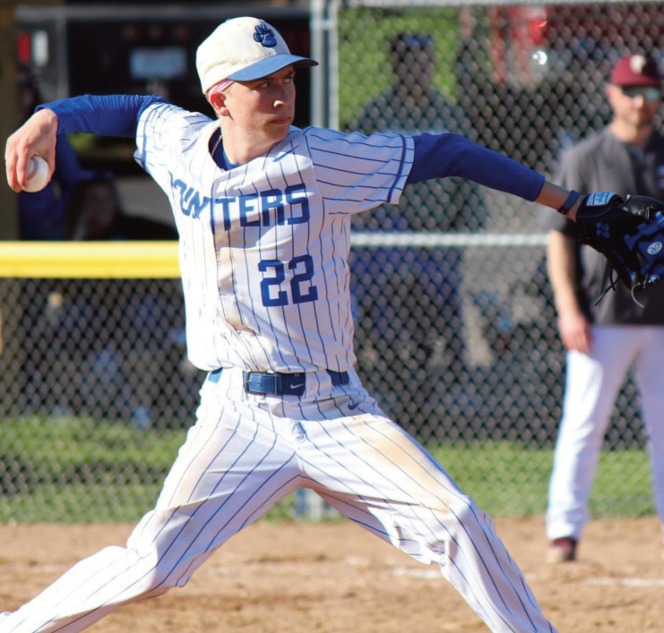 Adam Cody delivers a pitch for the Pointers against Fennimore on Thursday. Photo by John Dalton.