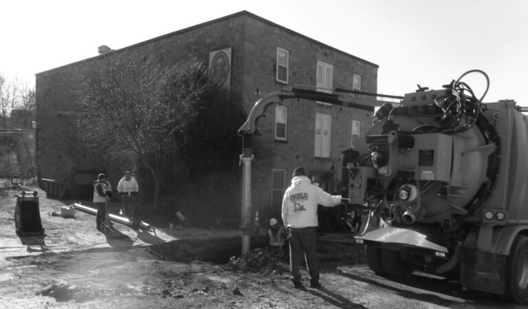 Work on infrastructure began on South Commerce Street this week. The project, which will also include South Street, in- cludes sanitary sewer, water main, storm sewer, street lighting and street replacement.