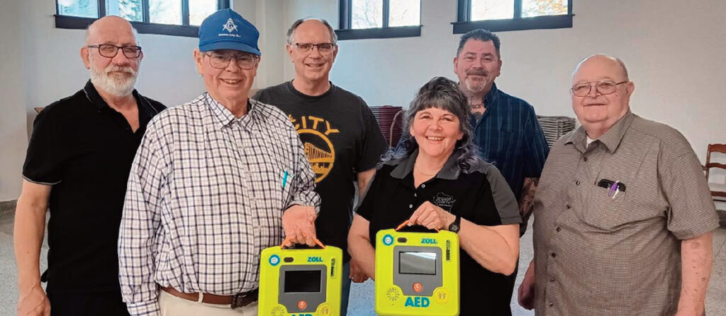 Members of the Dodgeville Masonic Temple Lodge 119