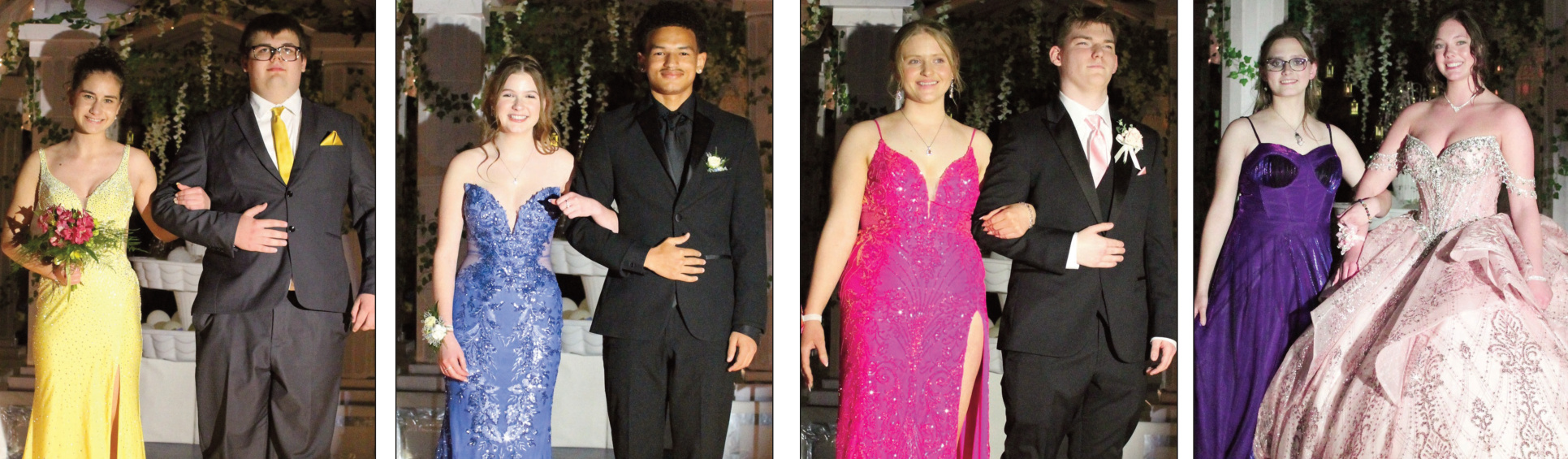 Faye Schuette and Cooper McGuire Jaycee Privett and Tyce Sylvester Haylee Yager and Matt Greene Autumn Robb and Leah Raab