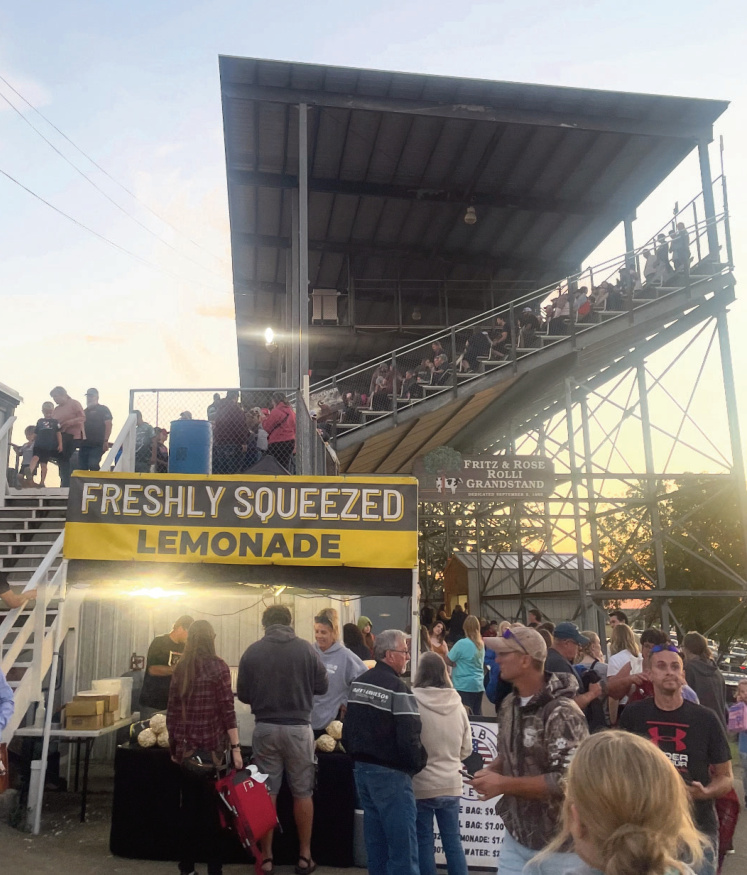 Grandstands at the fair