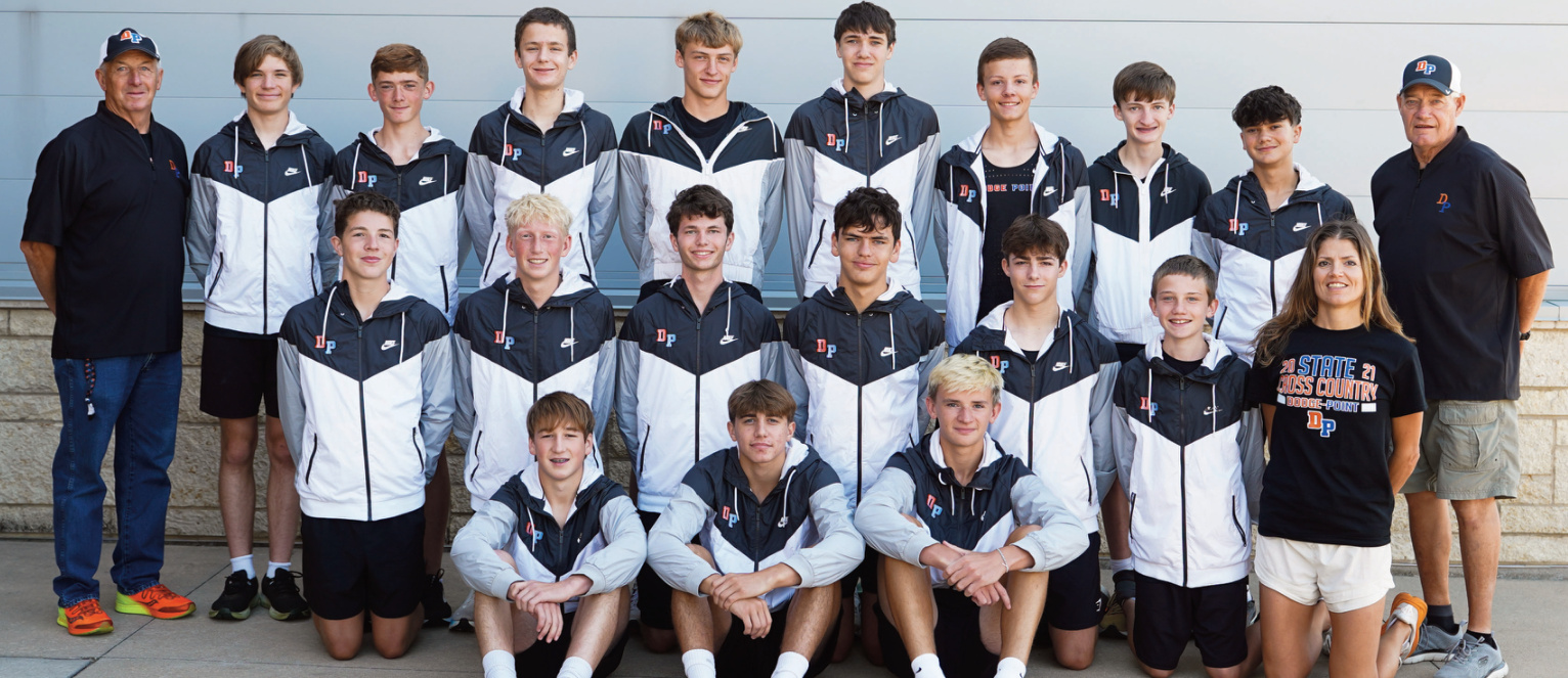 Dodge/Point 2026 boys cross country team photo
