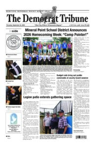 Democrat Tribune – September 24, 2026 cover